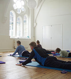 hatha yoga class