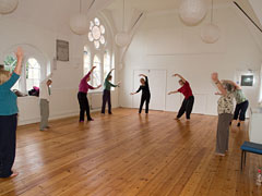 Qigong class in Pure Moves main studio